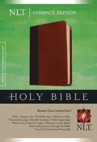 NLT Compact Bible Tutone Brown/Tan (inbunden)