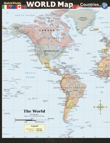 World Map: Countries Guide (inbunden)