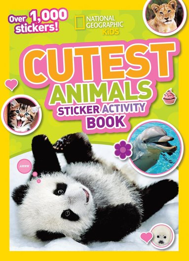 National Geographic Kids Cutest Animals Sticker Activity Book: Over 1,000 stickers! (hftad)