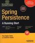 Spring Persistence - A Running Start