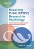 Reporting Qualitative Research in Psychology
