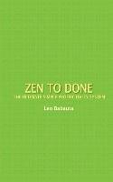 Zen to Done (inbunden)