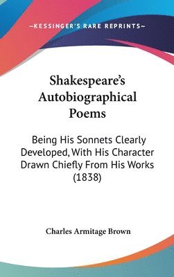 Shakespeare's Autobiographical Poems (inbunden)
