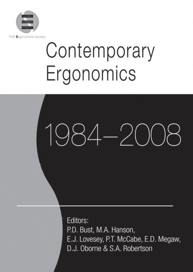 Contemporary Ergonomics 1984-2008 (e-bok)