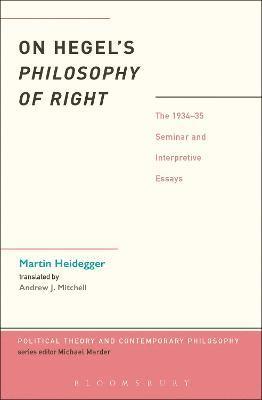 On Hegel's Philosophy of Right (inbunden)