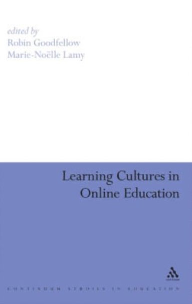 Learning Cultures in Online Education (e-bok)