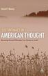 Lost Intimacy in American Thought
