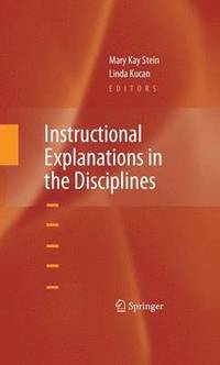Instructional Explanations in the Disciplines (inbunden)
