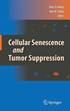 Cellular Senescence and Tumor Suppression