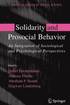 Solidarity and Prosocial Behavior