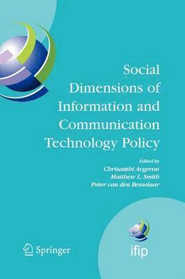 Social Dimensions of Information and Communication Technology Policy (inbunden)