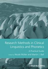 Research Methods in Clinical Linguistics and Phonetics (hftad)
