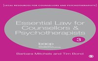 Essential Law for Counsellors and Psychotherapists (e-bok)