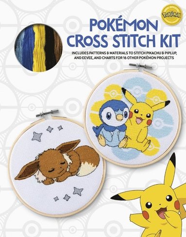 PokMon Cross Stitch Kit (inbunden)