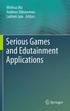 Serious Games and Edutainment Applications