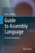 Guide to Assembly Language