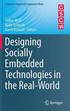 Designing Socially Embedded Technologies in the Real-World