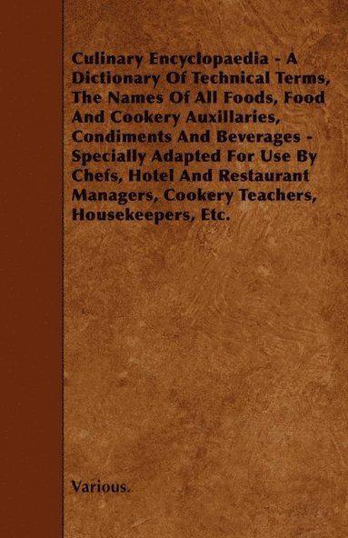 Culinary Encyclopaedia (inbunden)