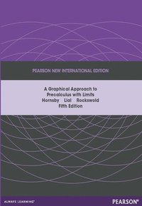 Graphical Approach To Precalculus With Limits Pearson New International Edition Plus Mymathlab Without Etext Av John Hornsby Mixed Media Product - 