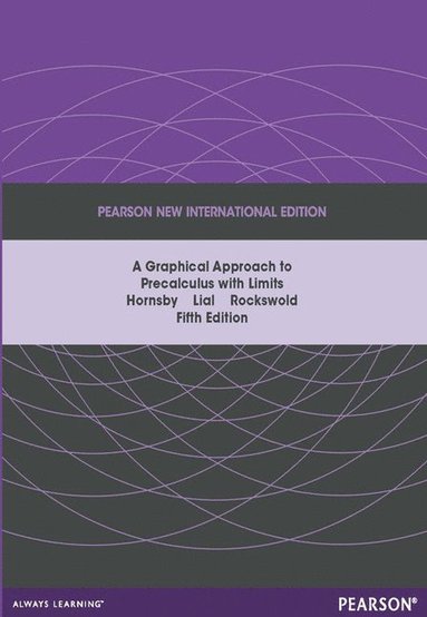 Graphical Approach to Precalculus with Limits Pearson New International Edition, plus MyMathLab without eText (häftad)