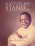 United We Stand...