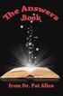 The Answers Book from Dr. Pat Allen