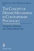 The Concept of Defense Mechanisms in Contemporary Psychology