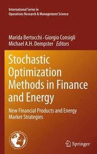 Stochastic Optimization Methods in Finance and Energy (hftad)