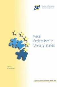 Fiscal Federalism in Unitary States (e-bok)
