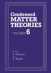 Condensed Matter Theories (e-bok)
