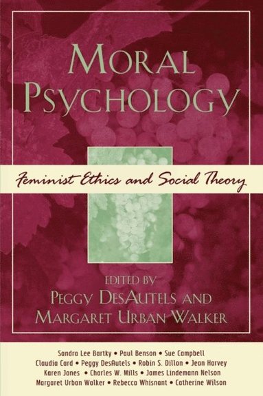 Moral Psychology (e-bok)