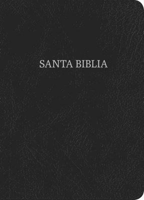 RVR 1960 Biblia Compacta Letra Grande, negro piel fabricada (inbunden)