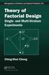 Theory of Factorial Design