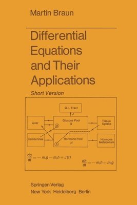 Differential Equations and Their Applications (inbunden)