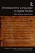 Shakespeare's Language in Digital Media