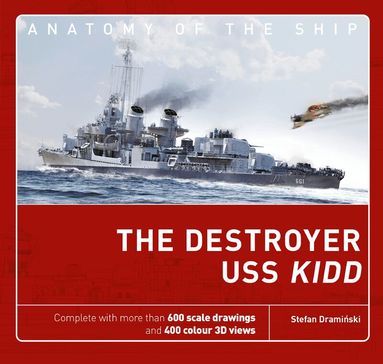 Destroyer USS Kidd (inbunden)