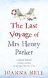 Last Voyage of Mrs Henry Parker