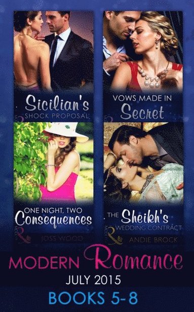 Modern Romance July 2015 Books 5-8 (e-bok)