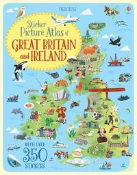 Sticker Picture Atlas of Great Britain and Ireland (hftad)
