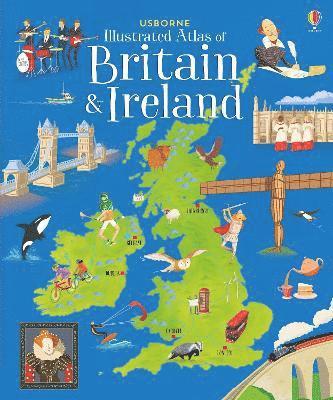 Usborne Illustrated Atlas of Britain and Ireland (inbunden)