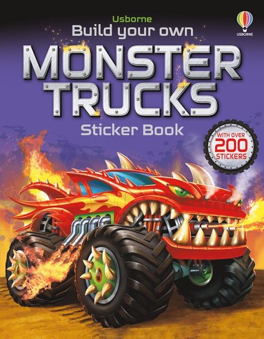 Build Your Own Monster Trucks Sticker Book (hftad)