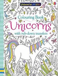 Colouring Book Unicorns with Rub Downs (hftad)