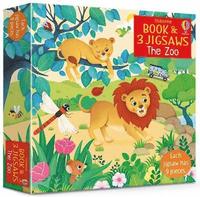 Usborne Book and 3 Jigsaws: The Zoo (kartonnage)