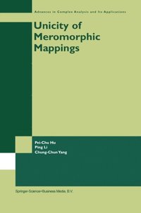 Unicity of Meromorphic Mappings (e-bok)