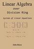 Linear Algebra over Division Ring