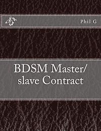 BDSM Master/slave Contract (häftad)