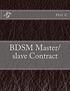 BDSM Master/slave Contract