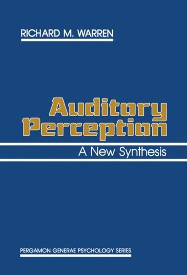 Auditory Perception (e-bok)