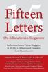 Fifteen Letters on Education in Singapore