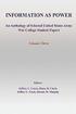 Information as Power: An Anthology of Selected United States Army War College Student Papers